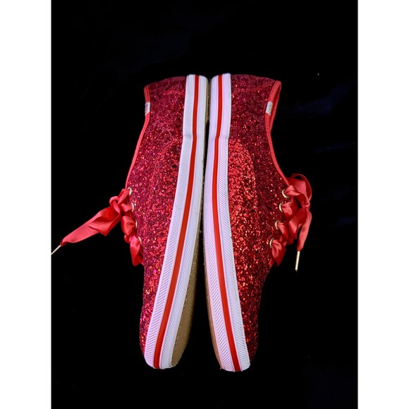 These are the Keds x Kate Spade New York Champion Glitter sneakers. - Picture 8 of 10